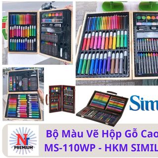 Bộ Màu Vẽ Hộp Gỗ Cao Cấp MS-110WP – HKM SIMILAC