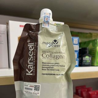 DẦU HẤP, Ủ PHỤC HỒI TÓC HƯ TỔN COLLAGEN KARSEELL GIÚP TÓC MỀM MƯỢT 500ml