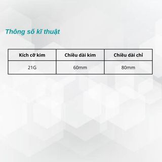 Chỉ Làm đầy và trẻ hoá da PCL Mesh: 21G*80mm