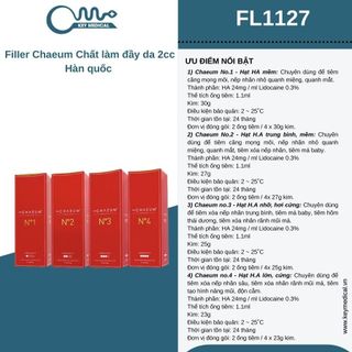 Filler Chaeum chất làm đầy da 2cc Hàn Quốc