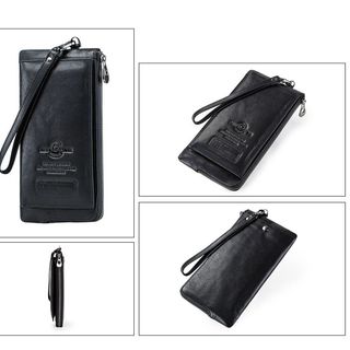 Ví cầm tay nam da bò thật M1227