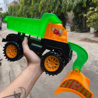 Xe Ben Toys Xúc Cát Và Chở Cát 2in1