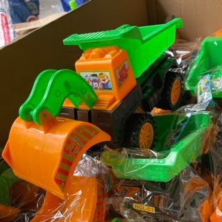 Xe Ben Toys Xúc Cát Và Chở Cát 2in1