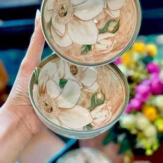 Bộ 6 chén sứ hoạ tiết