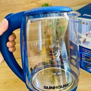ẤM SIÊU TỐC SUNHOUSE THỦY TINH 1.8L