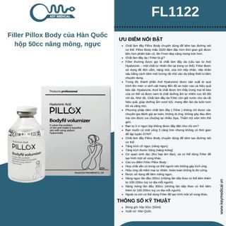 FiIIer Pillox Body của Hàn Quốc hộp 50cc nâng mông, ngực