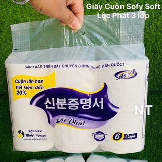 Lốc 6 Cuộn Giấy Hàn Quốc - Không Lõi