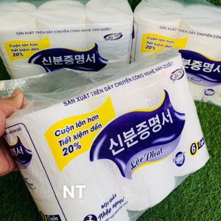Lốc 6 Cuộn Giấy Hàn Quốc - Không Lõi
