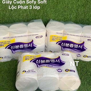 Lốc 6 Cuộn Giấy Hàn Quốc - Không Lõi