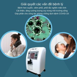 Máy tạo Oxy Y tế - Tích hợp phun khí dung Jumao 5L