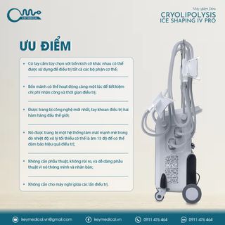 Máy giảm béo 4 tay cầm cryolipolysis (IS4)