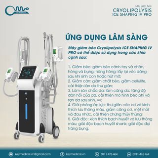 Máy giảm béo 4 tay cầm cryolipolysis (IS4)