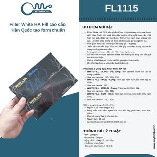 FiIIer White HA Fill cao cấp Hàn Quốc tạo form chuẩn