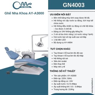 Ghế nha khoa AY-A3000
