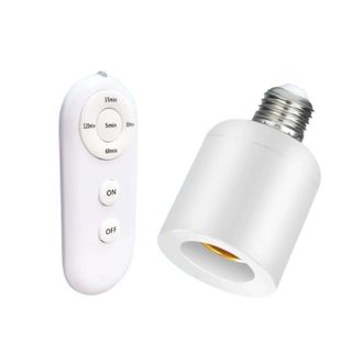 ĐUI ĐÈN E27 ĐIỀU KHIỂN TỪ XA CÓ HẸN GIỜ
