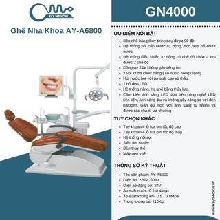 Ghế nha khoa AY-A6800