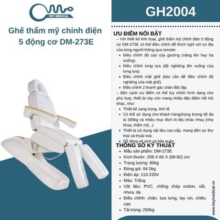 Ghế thẩm mỹ chỉnh điện 5 động cơ DM-273E