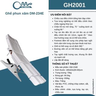 Ghế phun xăm DM-234E