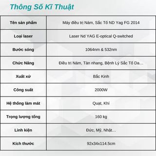 Máy trị nám Picosecond PS-2014