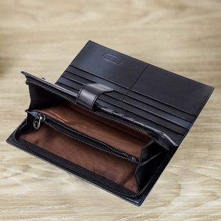 Ví cầm tay nam da bò thật C1126