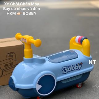 XE CHÒI CHÂN MÁY BAY - CÓ NHẠC VÀ ĐÈN