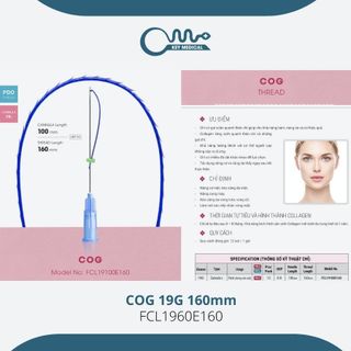 Chỉ nâng cơ COG 19G 160mm
