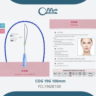 Chỉ nâng cơ COG 19G 100mm