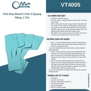Film rửa nhanh (Film X-Quang răng 1 Tờ)