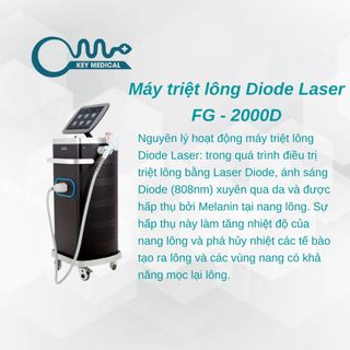 Máy triệt lông Diode Laser FG - 2000D