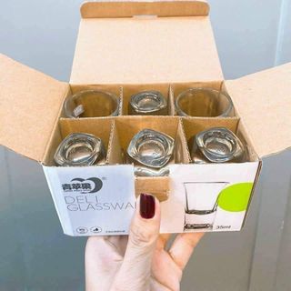 BỘ 6 LY RƯỢU DELI CAO CẤP DÀY ĐẸP - SANG TRỌNG