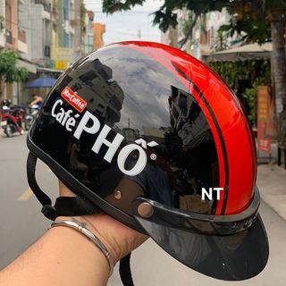 Nón bảo hiểm caffe phố