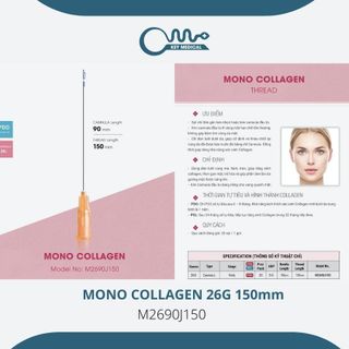 Chỉ nâng cơ MONO COLLAGEN 26G 150mm