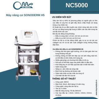 Máy nâng cơ SONODERM H5