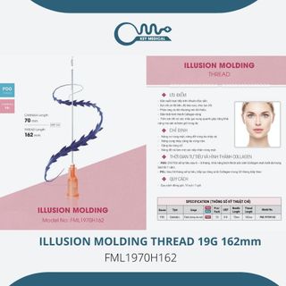 Chỉ nâng cơ ILLUSION MOLDING THREAD 19G 162mm