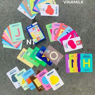 Bộ thẻ học song ngữ và tô màu
