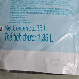 Nước xả Downy 1.35 lít
