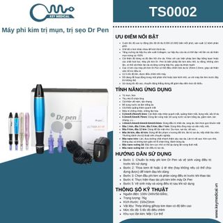 Máy phi kim trị mụn, trị sẹo Dr Pen