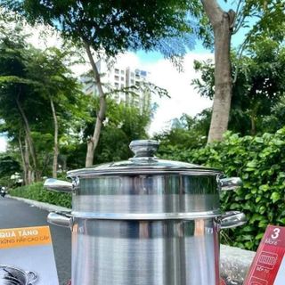 Bộ xửng hấp inox Sony 26cm