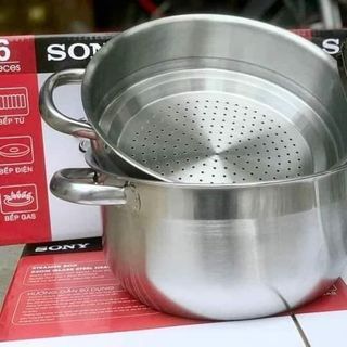 Bộ xửng hấp inox Sony 26cm
