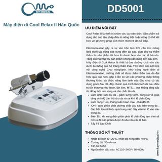 Máy điện di Cool Relax II Hàn Quốc