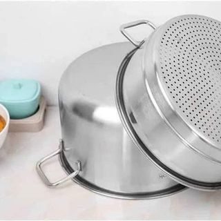 Xửng hấp HT Cook 28cm nắp kính