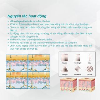 Máy laser CO2 công nghệ 1550nm Er.bium trẻ hoá da, xoá nhăn 1550CH