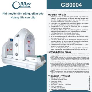 Phi thuyền tắm trắng Hoàng Gia cao cấp