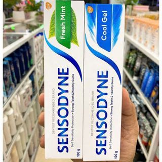 Kem đánh răng Sensodyne 100g Thái Lan -giảm ê buốt, trắng răng, thơm miệng