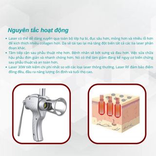 Máy laser Co2 Fractional điều trị sẹo, trẻ hoá da SM10600CCa