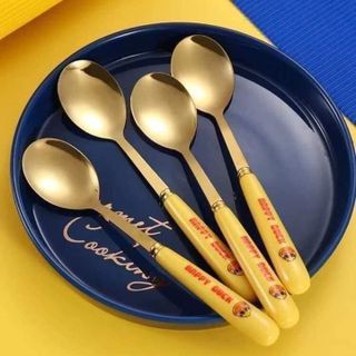 Sét 6 muỗng ăn hình vịt vàng