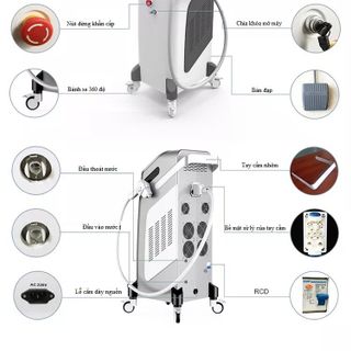 Máy triệt lông Diode Laser 1200W 808nm TB808B