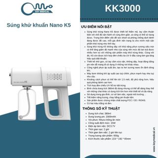 Súng khử khuẩn Nano K5