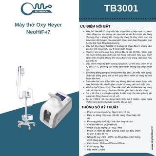 Máy thở Oxy Heyer NeoHiF-i7