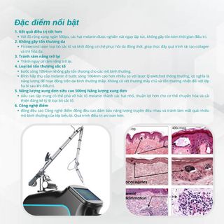 Máy điều trị nám Luxurious công nghệ Picosecond 1064nm